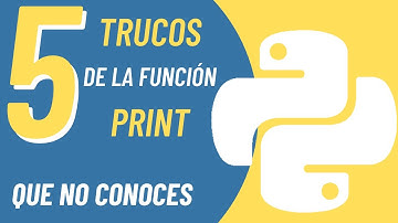 5 TRUCOS avanzados de la función PRINT de Python