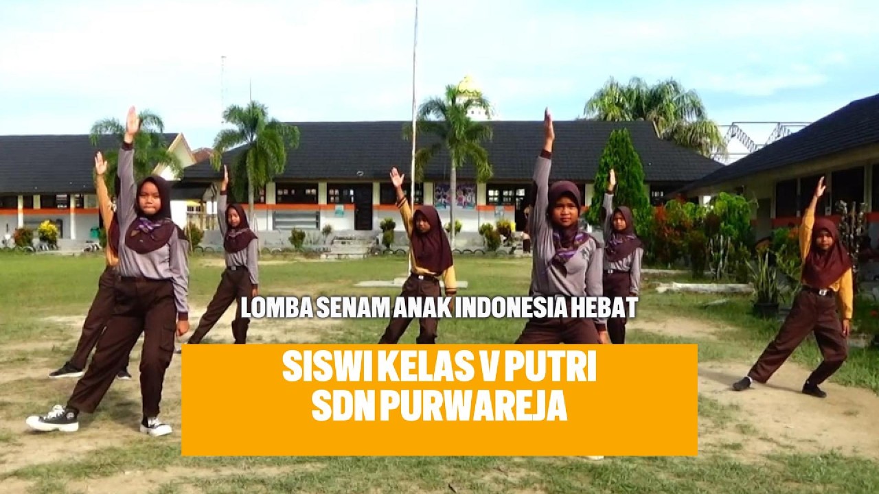 Lomba Senam Kelas V Putri SDN Purwareja