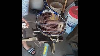 Stringing on my Ektelon model H