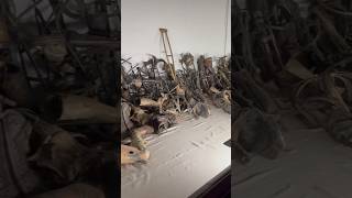 Prosthetics and crutches belonging to holocaust victims murdered by Nazi
