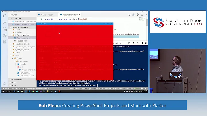 Creating PowerShell Projects and more with Plaster...