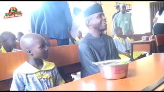 FLAG-OFF OF EKITI SCHOOL FEEDING PROGRAM BY PROF. YEMI OSINBAJO (V.P, FEDERAL REPUBLIC OF NIGERIA)