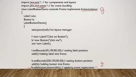 Java | programming examples on awt video part 2