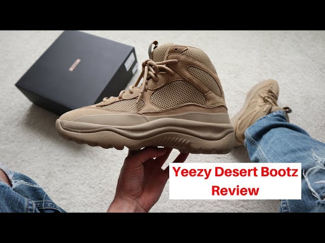 Yeezy Desert Boot Taupe Review + On Foot !!! - YouTube
