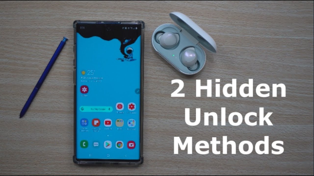 2 Hidden Ways To Unlock Your Samsung Galaxy Note 10/10+ - Youtube