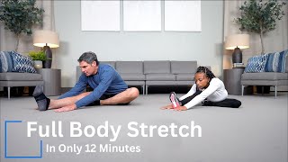 Melt Away Physical Stress with this 12 Minute Full Body Floor Mobility Routine