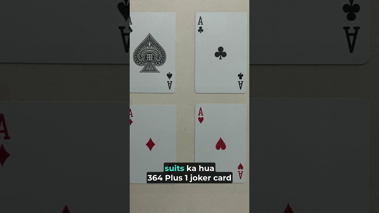 A Year in Disguise Is Hidden in Your Deck of Cards! (VVM Material) #facts #india #sanatandharma
