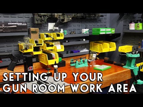 how to build a custom gun wall workbench area this week at secureit ep 18