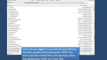 Setting up your SFTP cyberduck