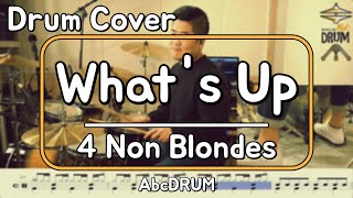 [What&#39;s Up]4 Non Blondes-드럼(연주,악보,드럼커버,Drum Cover,듣기);AbcDRUM
