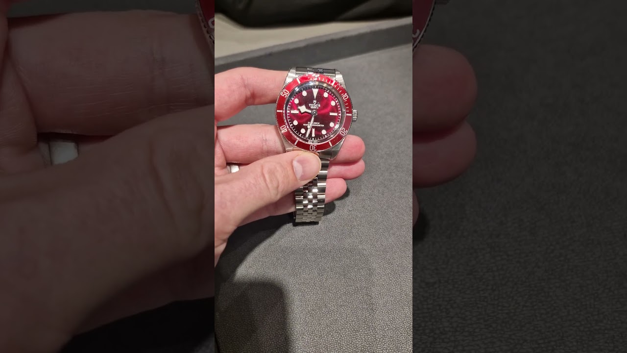 tudor black bay 58 burgundy.  it's love... 