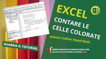 Excel: macro per contare celle in base al colore