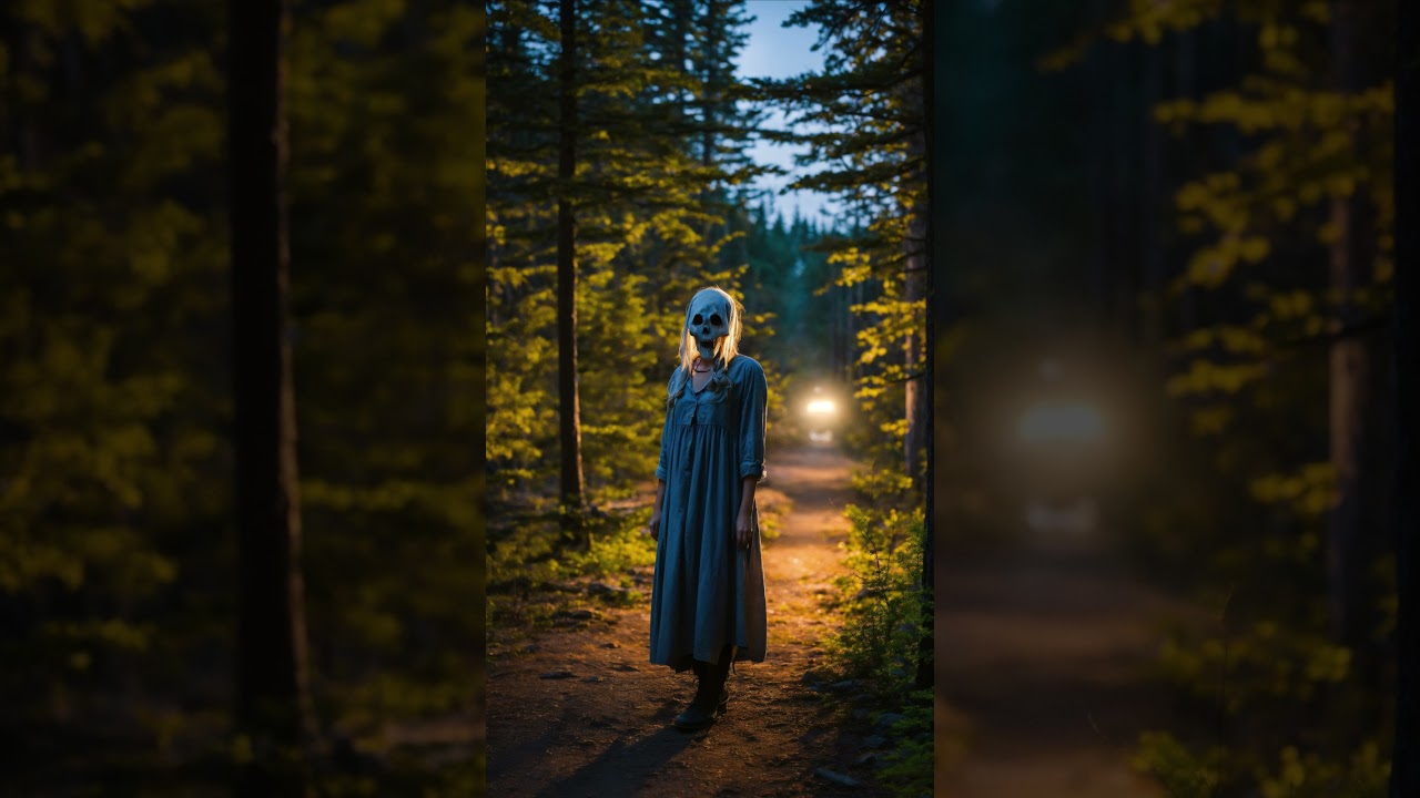 Girl Ghost National Park in Canada | 