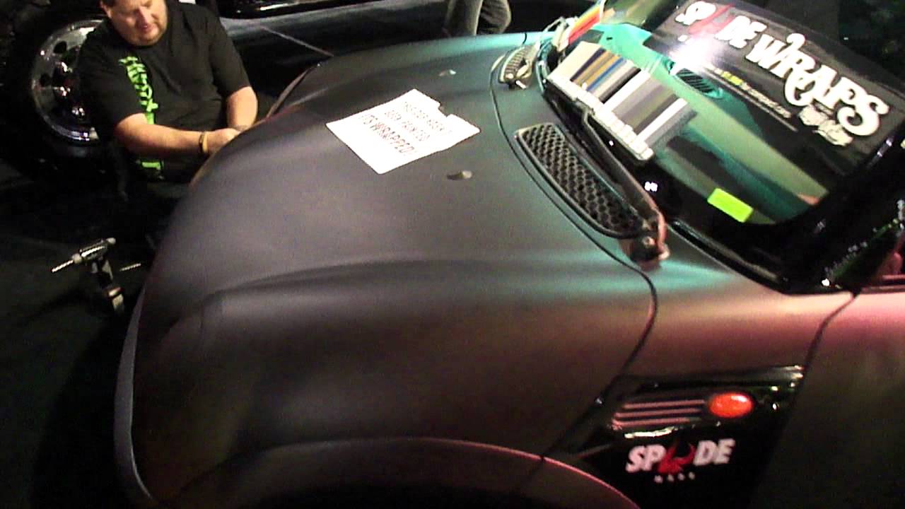 2012 Cavalcade Mini-Cooper vehicle wrap, Spade Kreations booth