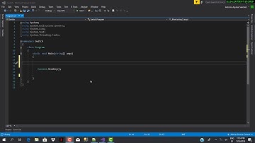 Visual C# Sentencia switch con Visual Studio Community .NET Framework