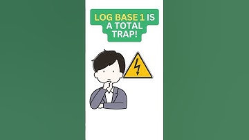 The Dangerous Mistake: Log Base 1 Explained! #education #math #logarithm #shorts