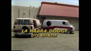 1979 La Habra Dodge Van Commercial