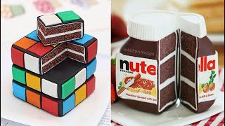 How To Make Chocolate Cake With Step By Step | Easy Chocolate Cake Decorating Ideas | So Yummy Cakes