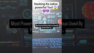 Most Powerful Tools In Kali Linux Used By Hackers #hacking #kalilinux #blackhat #HackWithKunal#viral