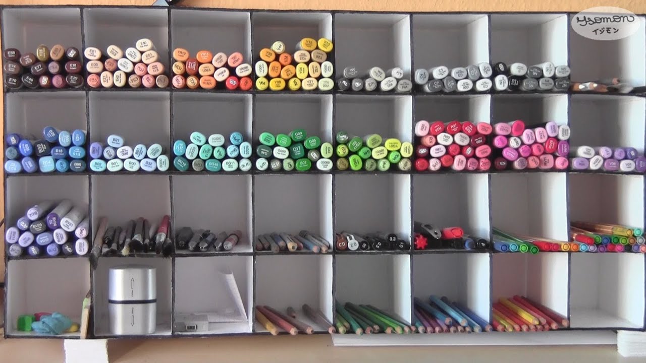 How to Build Your Own Copic Shelf (DIY) (The Incomplete Copic