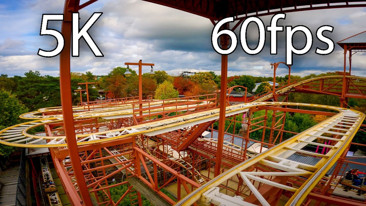 Speedy Bob front seat on-ride 5K POV @60fps Bobbejaanland