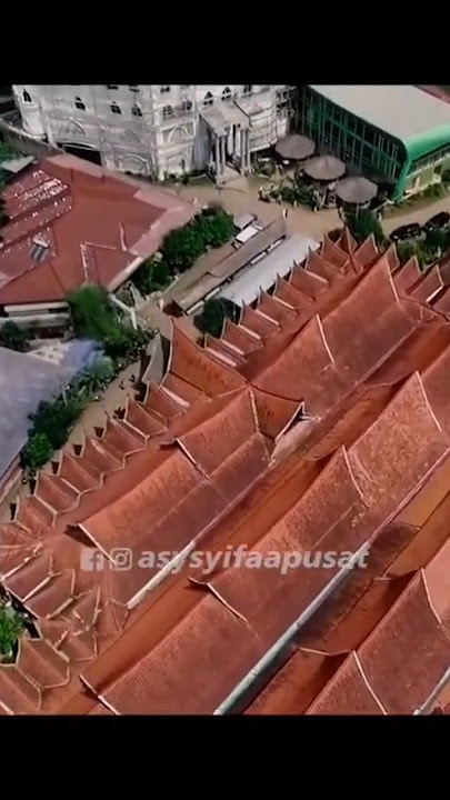 Ponpes Asy-Syifa dilihat dengan Drone.