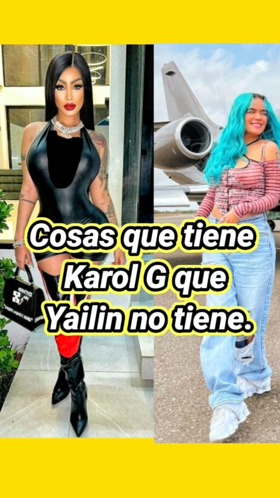 Cosas que tiene Karol G que Yailin no tiene. #karolg #Yailin