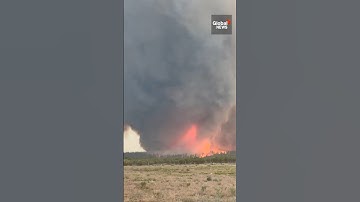 Huge "firenado" whips up Utah wildfire