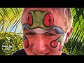 Tree Frog - Face Paint Tutorial