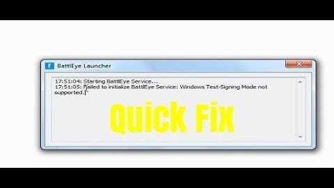 Quick Fix Fortnite "failed to initialize battleye service" 2019