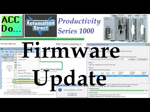 Productivity 1000 Series PLC Firmware Update