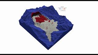 3D Simulation of the Daguangbao landslide with MPM