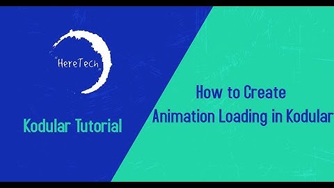 How to Create Animation Loading in Kodular
