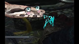 Huntress gets her foot licked by a snek (Huntress Snipes) screenshot 3