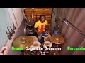 SAGE THE DRUMMER- WERRASON WENGE MMM SEBEN MIX COVER BY THE TRIOS OF AFRICAN BAND - COVER #2