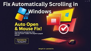 Fix Mouse Automatically Scrolling in Windows | How To Fix Touchpad Problem On Windows 10