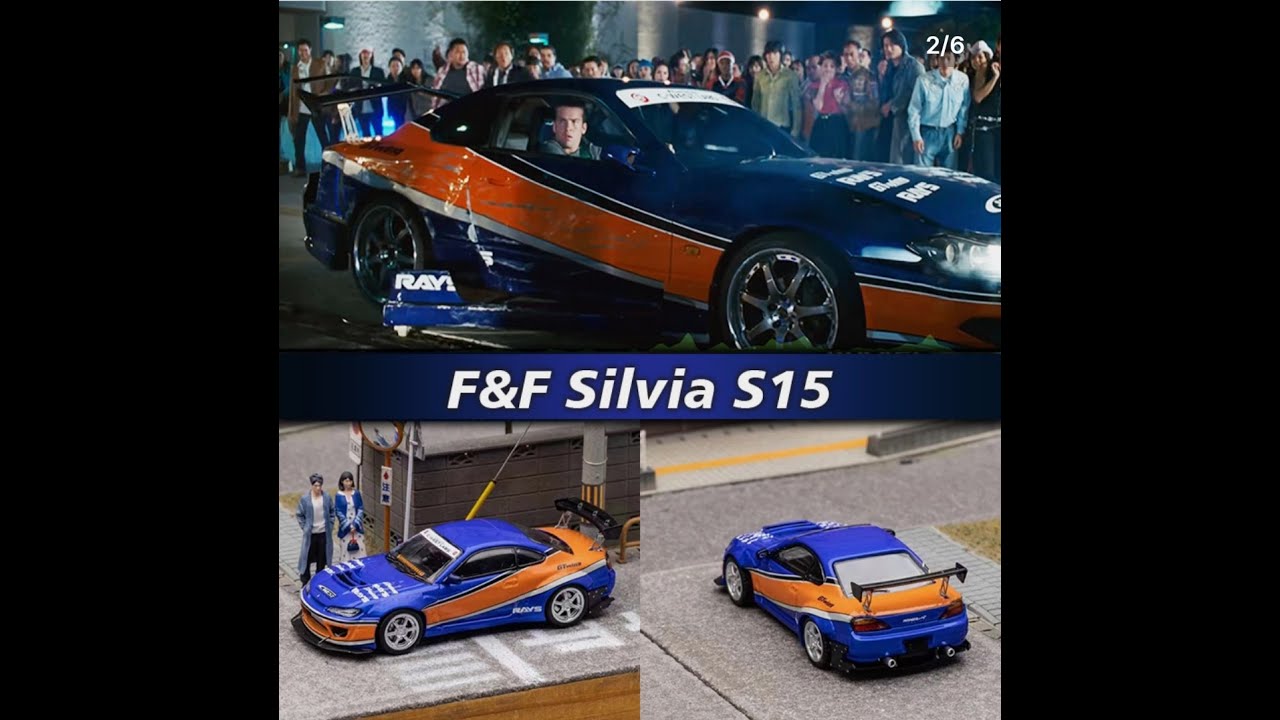 FOCAL HORIZON 1:64 NISSAN SILVIA S15 MONA LISA Fast & Furious