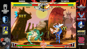 Vampire Savior - TOP 8 Daiandoh (Rikuo) vs. TCP Sketch (Q-Bee) @Defend the North 2019