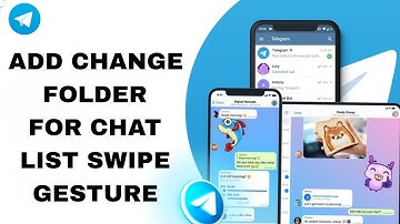 How To Add Change Folder For Chat List Swipe Gesture On Telegram App