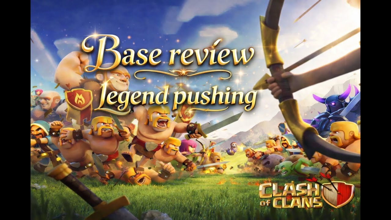 Live COC 🔴Base Review & Legend Push 🏆 LIVE
