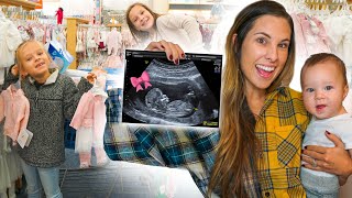 Surprise New Baby Girl Announcement Newborn Baby Shopping