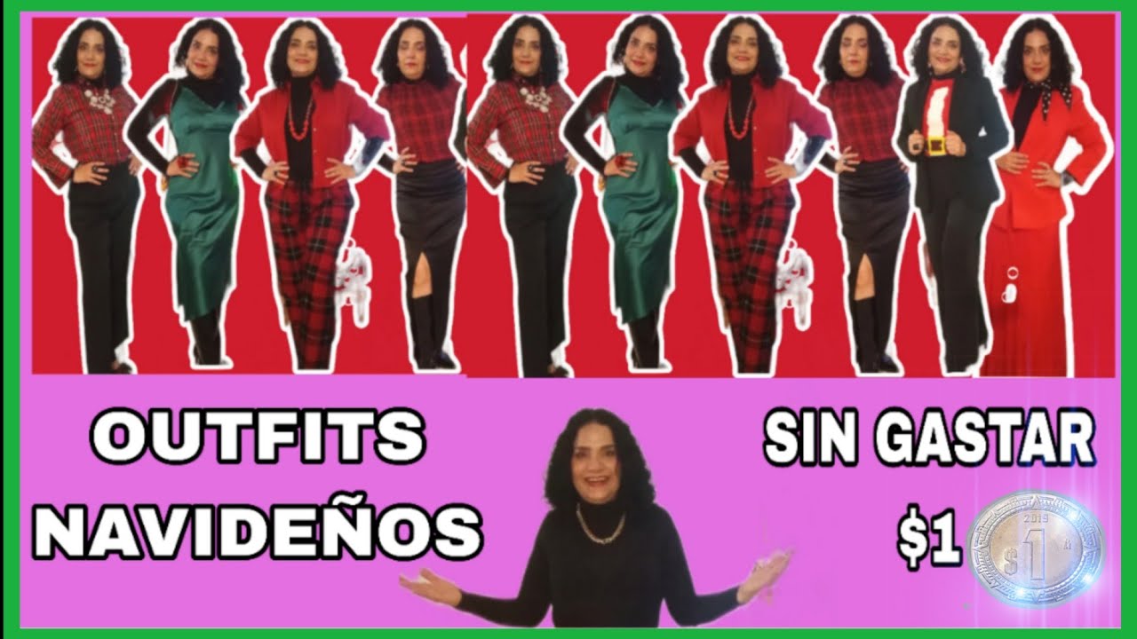 COMO ARMAR OUTFITS NAVIDEÑOS SIN GASTAR UN PESO!!!🤑🥳😱🐈🌲☃️❄️🎄🎊🎁
