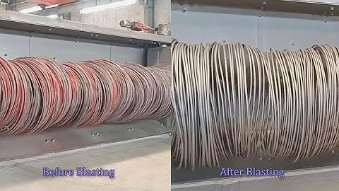 Wire Coil Shot Blasting Machine, Blast Cleaning Equipment - ETSA (Qingdao Evertech Sasi)