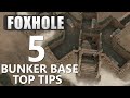 5 Top Tips for Bunker Bases in Foxhole