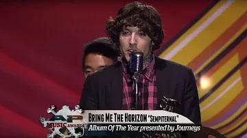 APMAs 2014: Bring Me The Horizon's Oli Sykes wins Album Of The Year with speech about his addiction