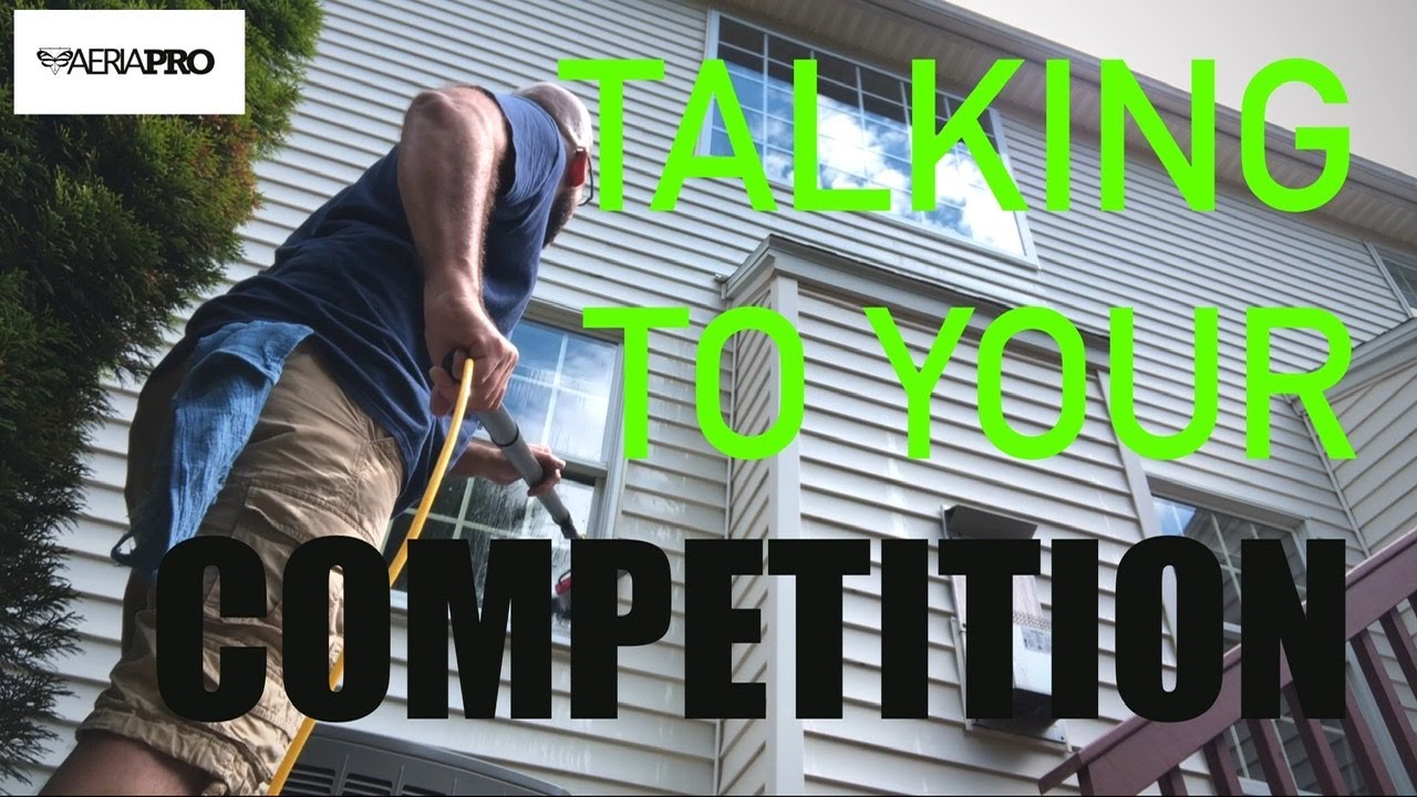 Window Clean Competition Window Cleaning Competition (Talking with your competitor) - YouTube