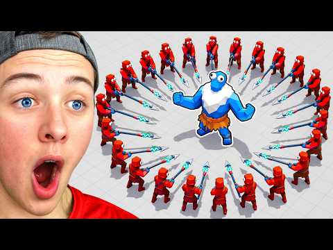 Reacting to 100 HARPOONS vs EVERY UNIT in TABS!