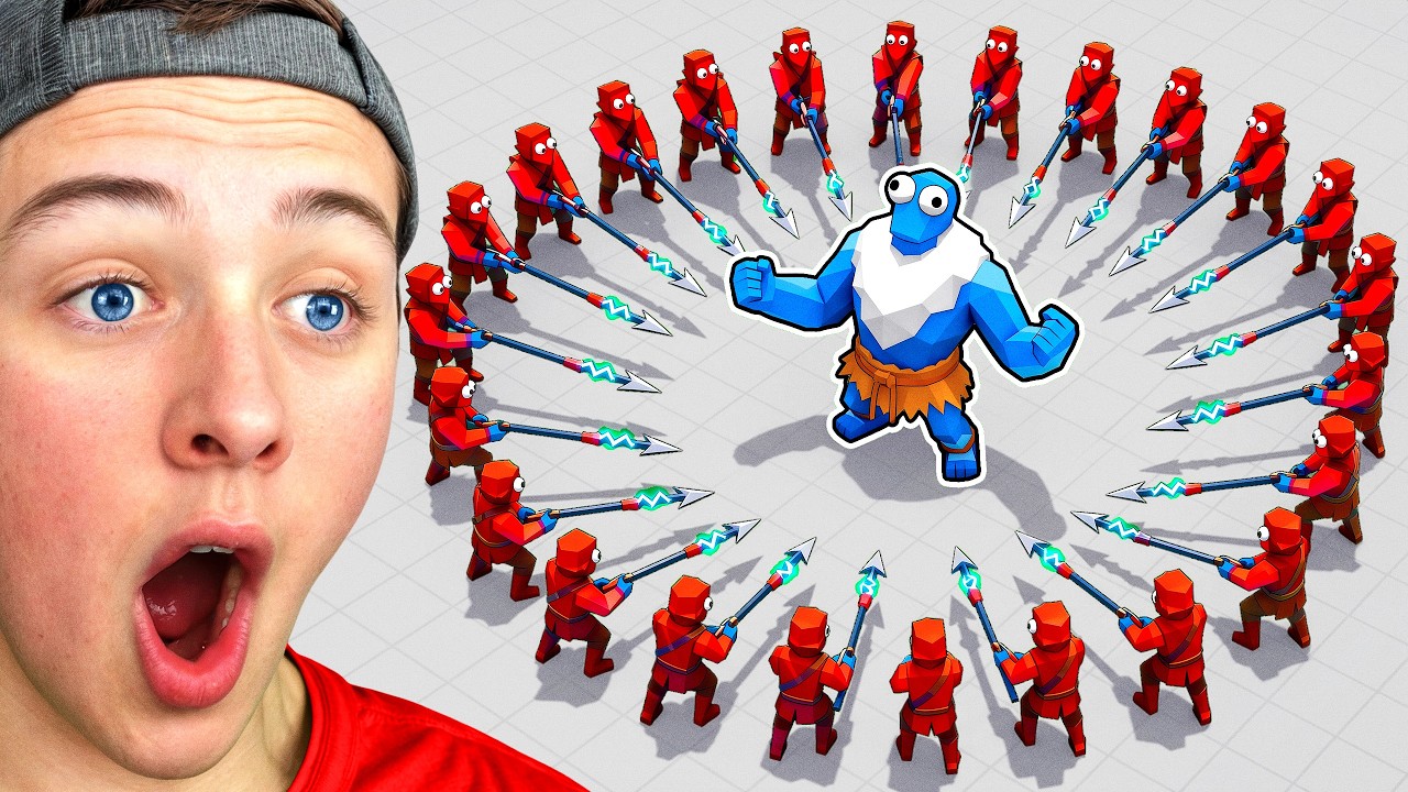 Reacting to 100 HARPOONS vs EVERY UNIT in TABS!