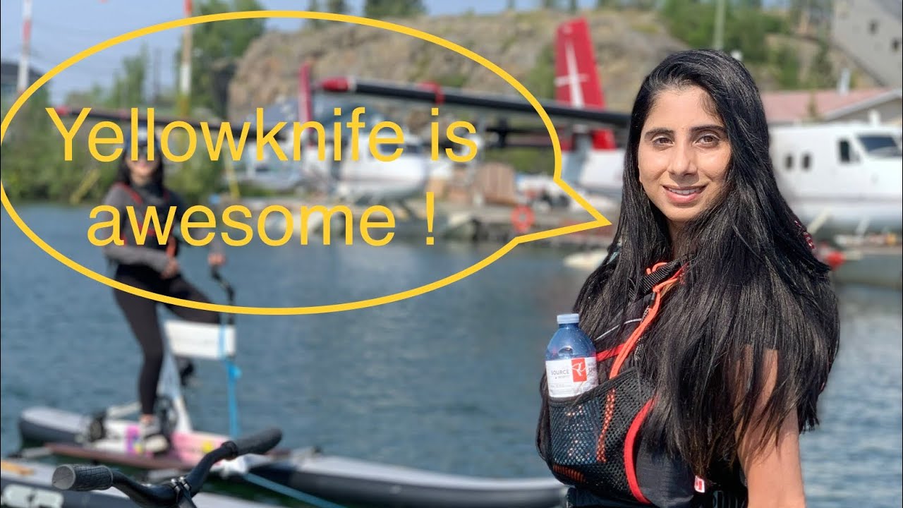 Water biking | Great Slave Lake, Yellowknife | Summer