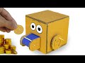 How To Make Coin Bank From Cardboard | Amazing Cardboard Project | DIY Ocean